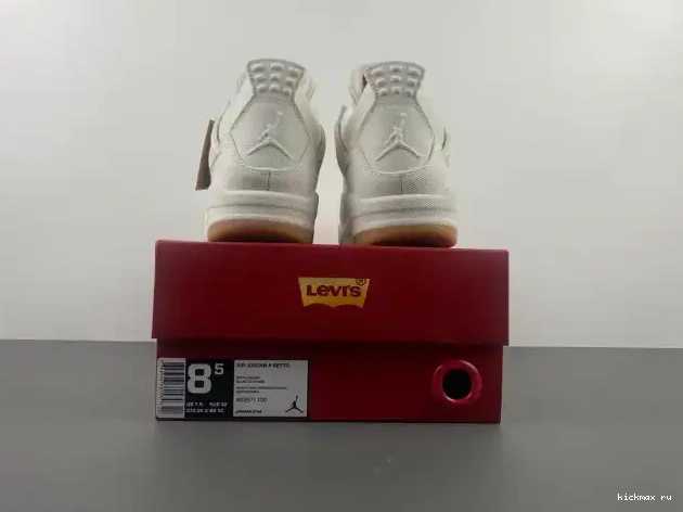 Cheap MAX 'White' Levi's AO2571-100 Air x 4 Jordan 0405